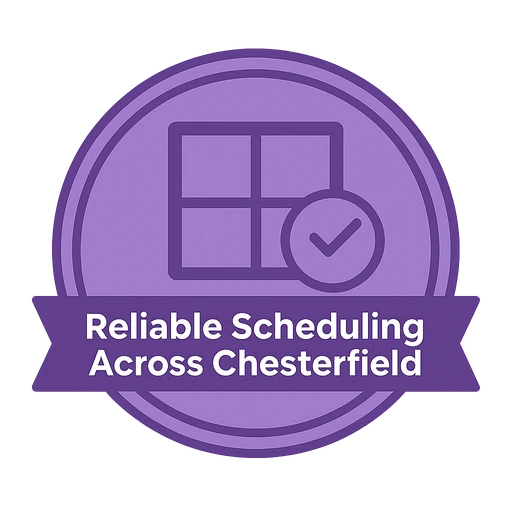 Reliable Scheduling Across Chesterfield